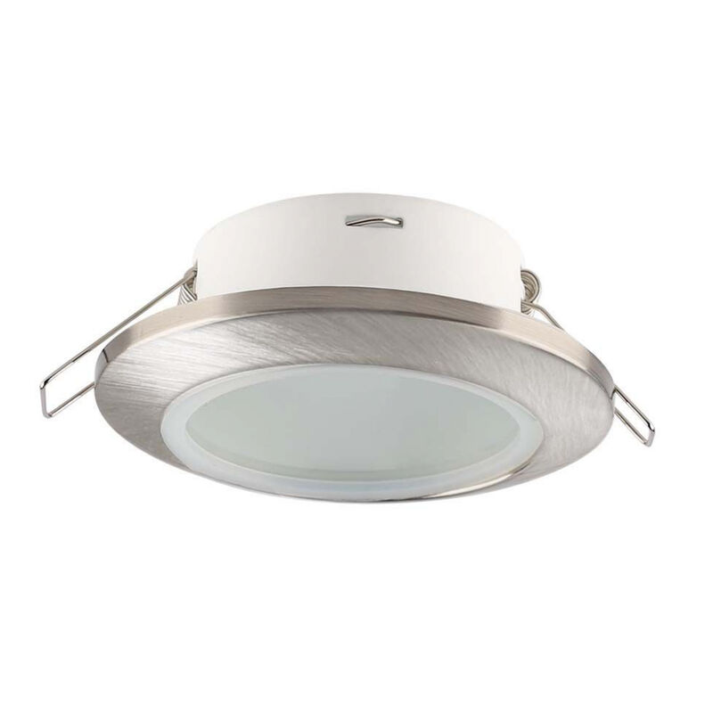 foto del prodotto gu10 fitting rotondo satin nickel