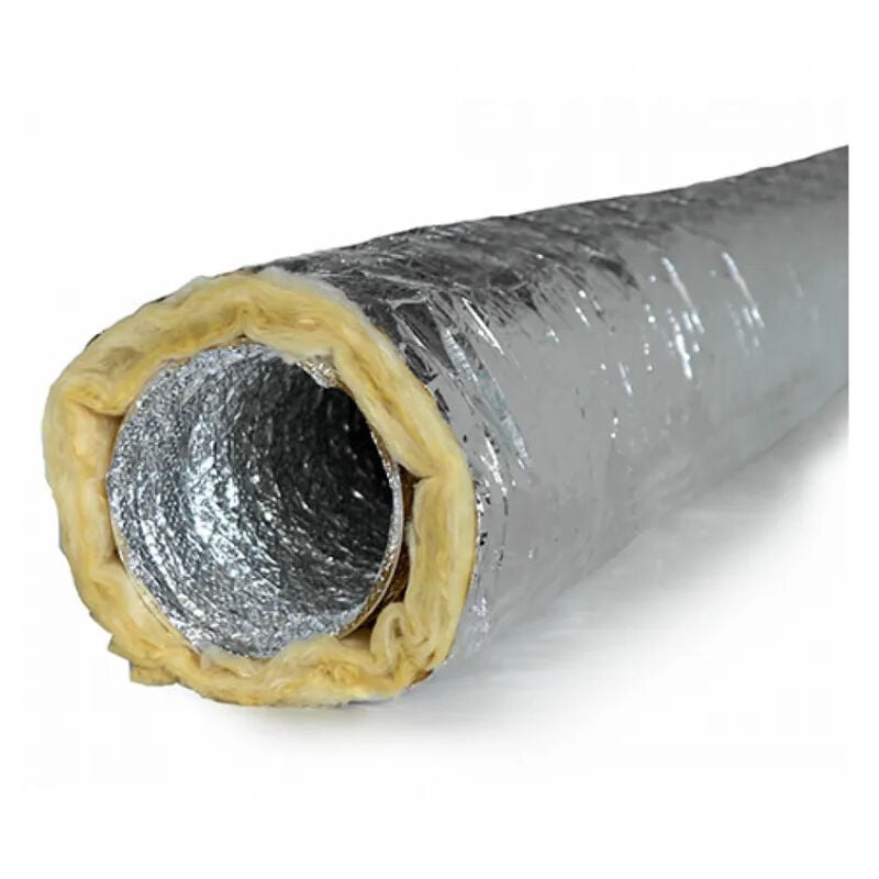 foto del prodotto guaina flessibile isolata, diametro 125, lunghezza 5m