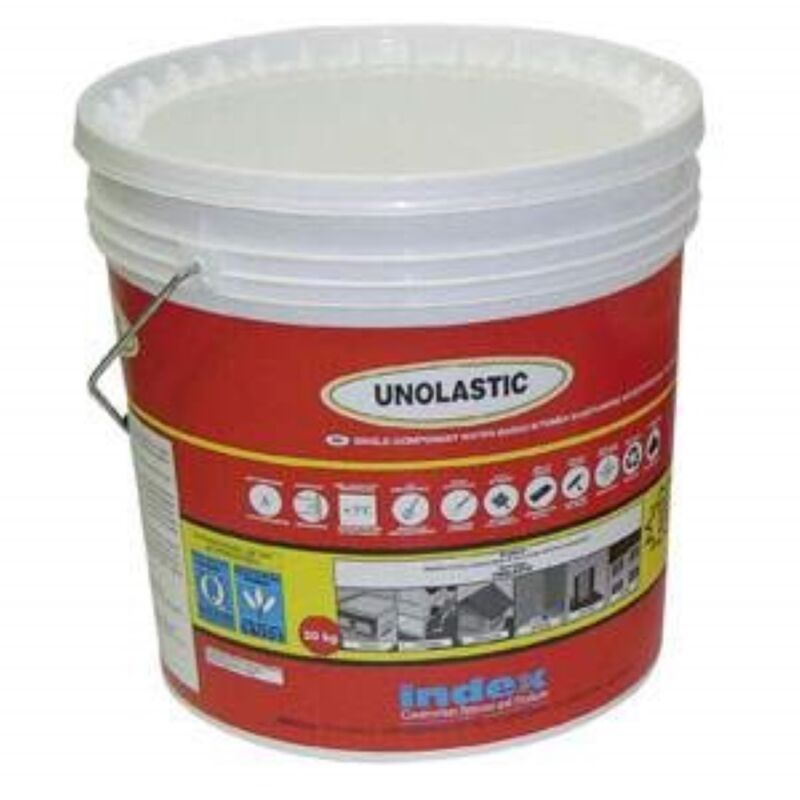 foto del prodotto guaina impermeabilizzante unolastic monocomponente marrone kg 10 index spa