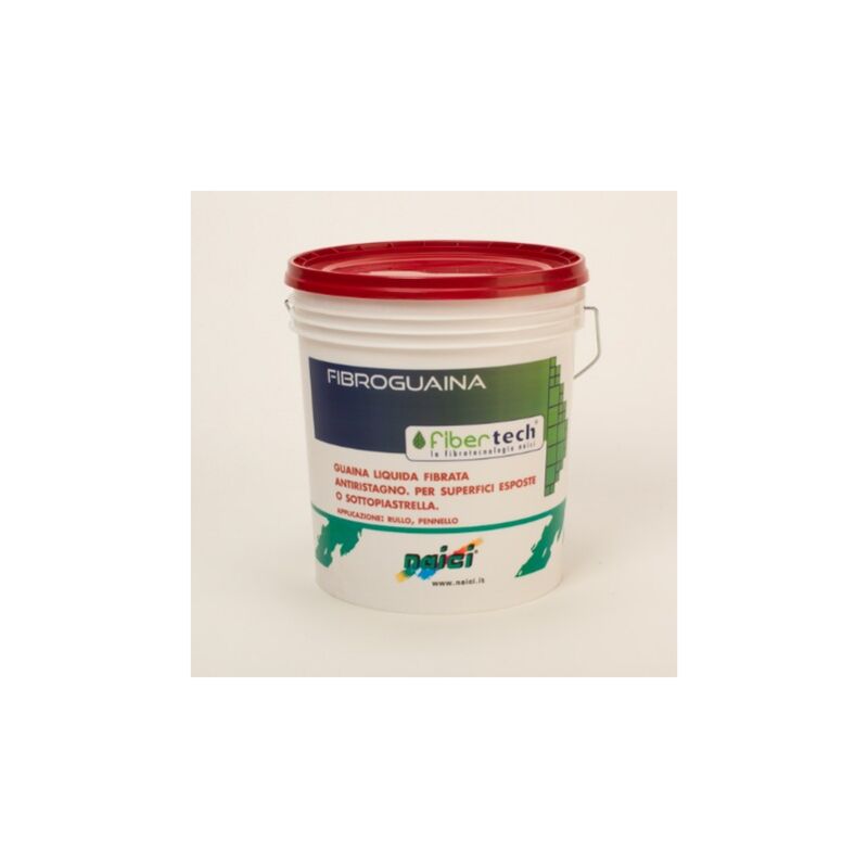 foto del prodotto guaina liquida fibroguaina rosso naici 5 kg monocomponente