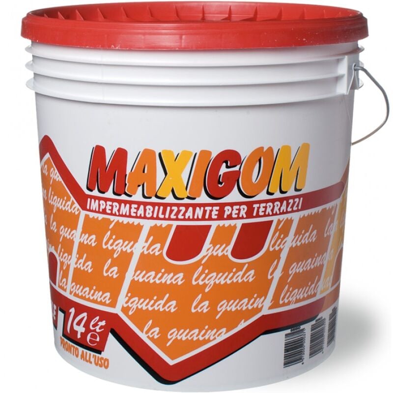 foto del prodotto guaina liquida maxigom 750ml bianco pedonabile