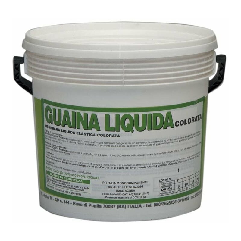 foto del prodotto guaina liquida resinosa rossa kg. 5