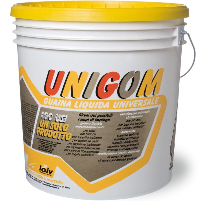 foto del prodotto guaina liquida unigom 18kg bianco v
