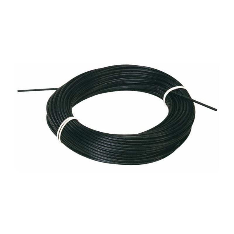 foto del prodotto guaina plastificata nera 6mm