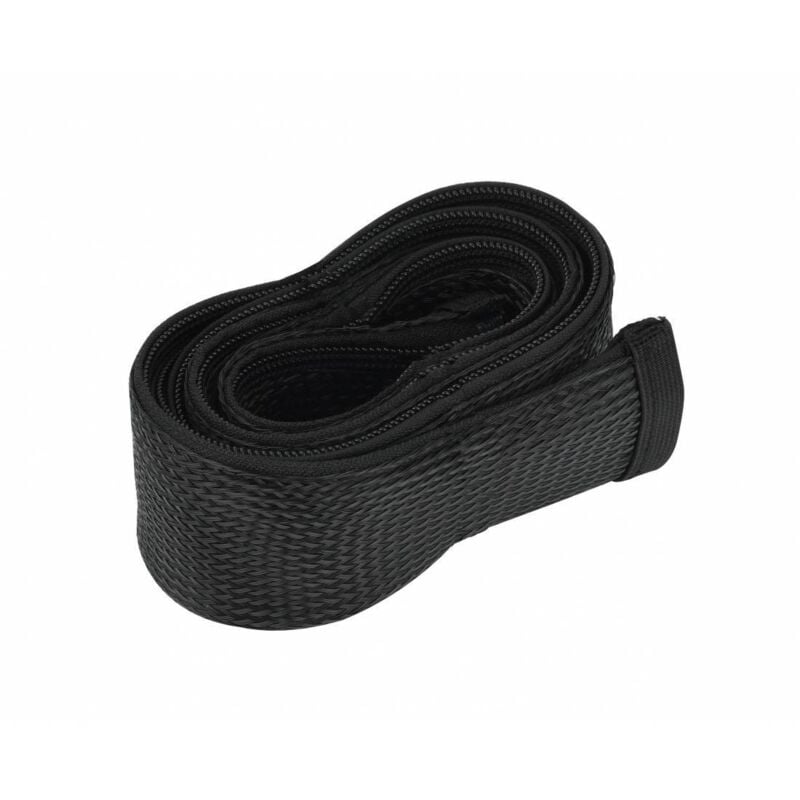 foto del prodotto guaina raccoglicavo c/zip d 25mmx1,5m nero