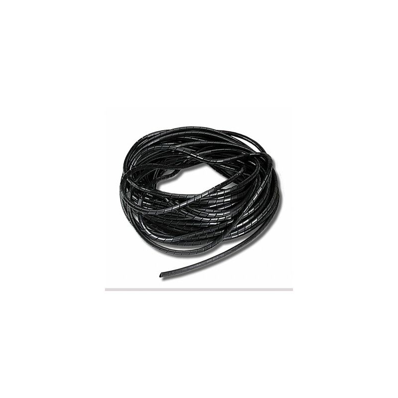 foto del prodotto guaina spiralata 9 50 mm, nero, matassa 25 metri