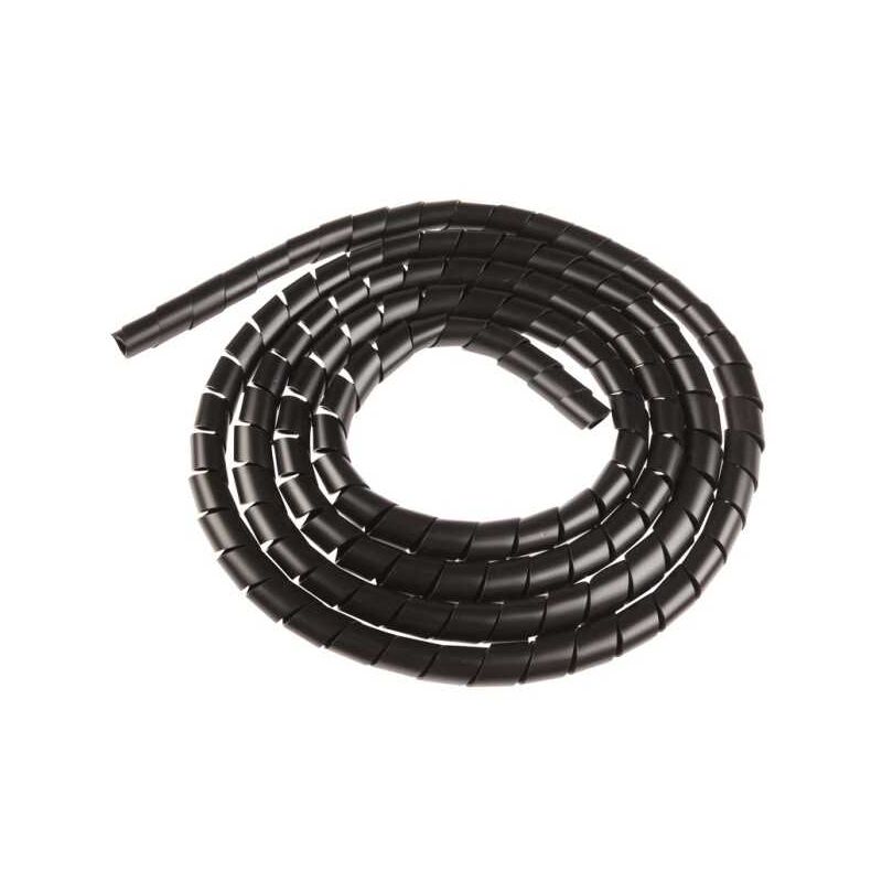 foto del prodotto guaina spiralata diametro 12mm nero