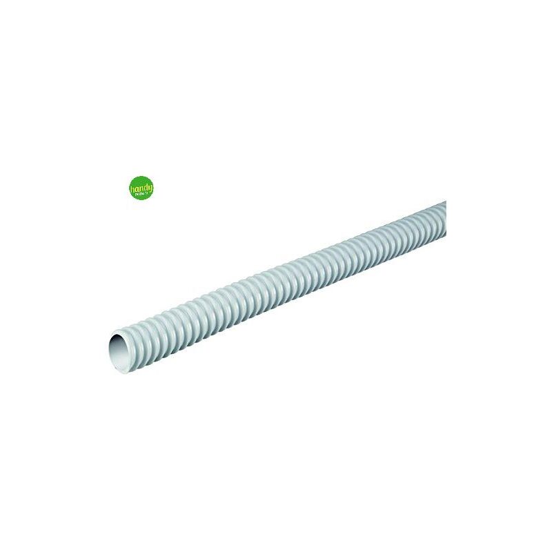 foto del prodotto guaina spiralata elettrocanali in pvc 12 grigia 30 mt