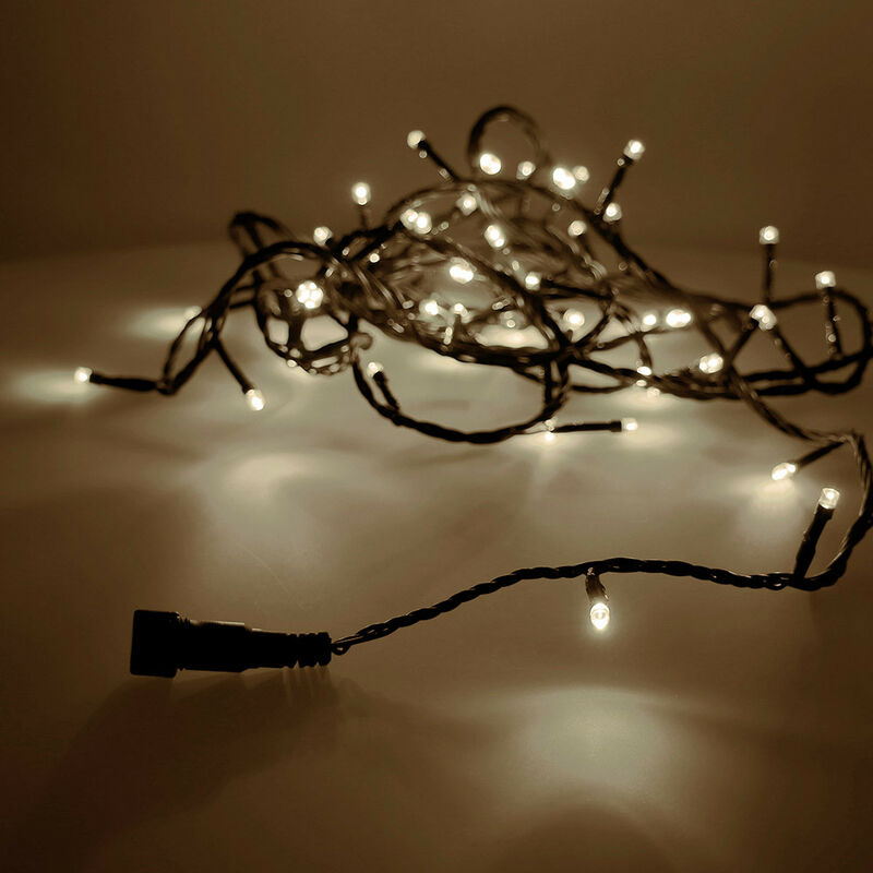 foto del prodotto guancia luminosa 4m 60 led bianco caldo easy connect interno esterno