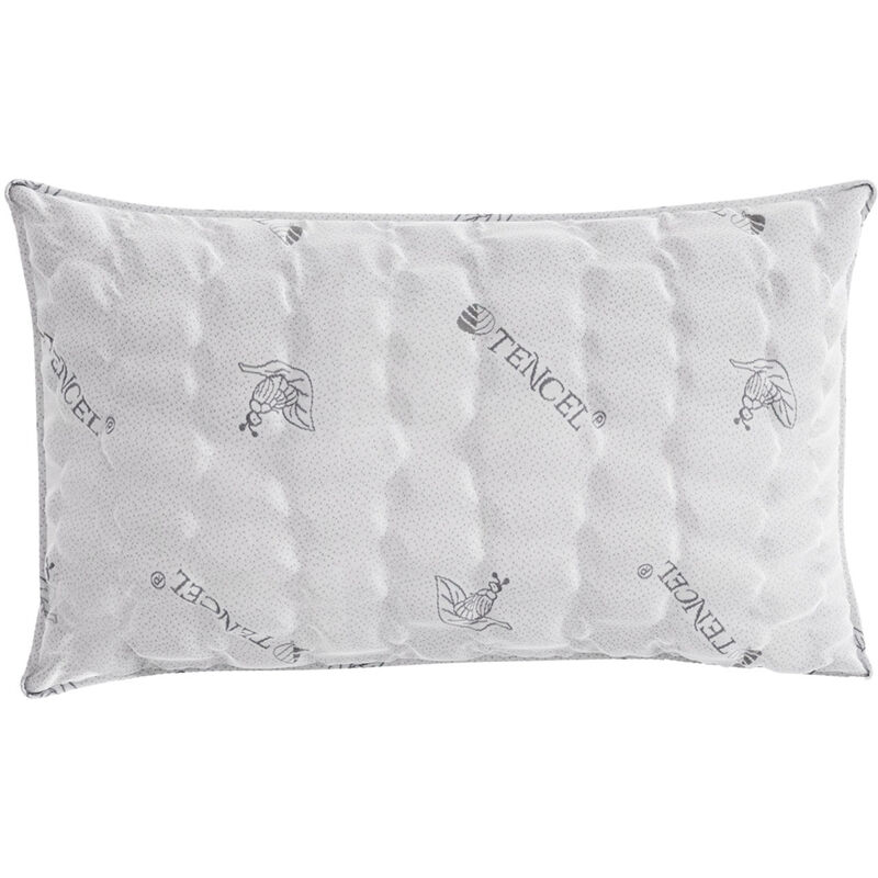 foto del prodotto guanciale 45x75 cm in memory foam tencel grigio chiaro