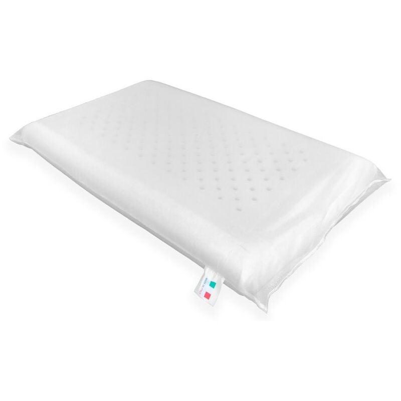 foto del prodotto guanciale anatomico in memory foam 41x70 cm - cuscino traspirante, ipoallergenico, supporto ergonomico - made in italy