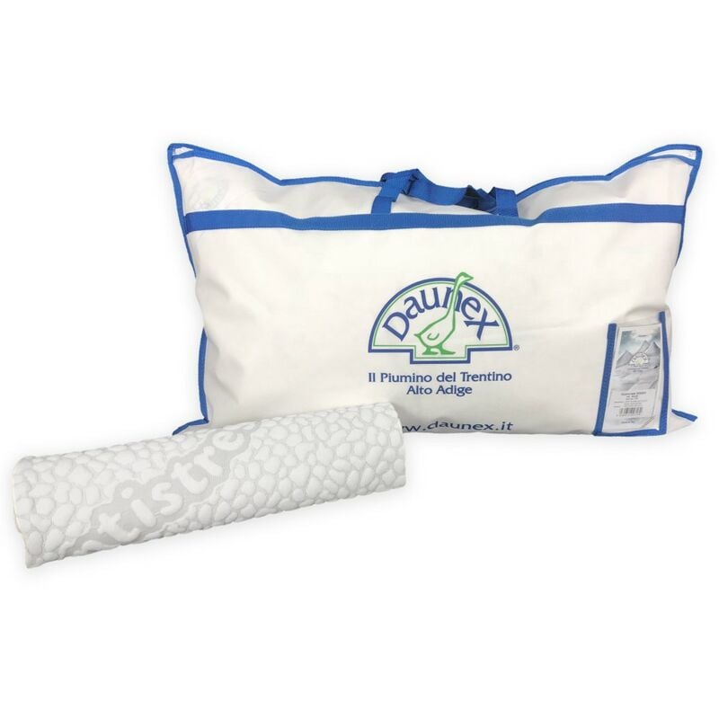 foto del prodotto guanciale piuma piumino oca issimo daunex con federa texfamily massaggiante