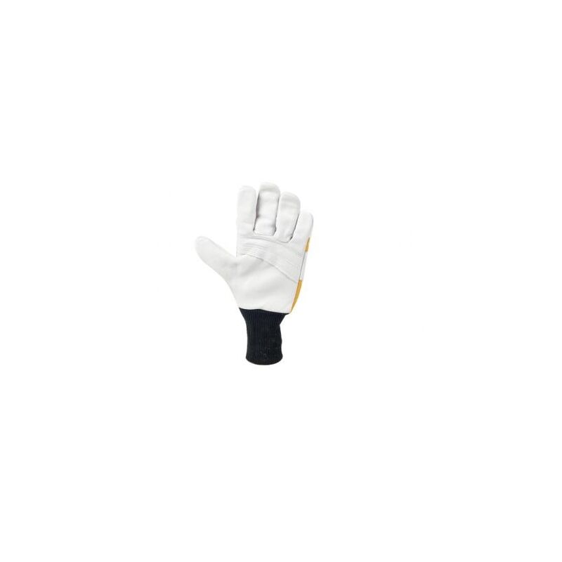 foto del prodotto guanti 2 pz paio protezione taglio (0-16m/s) arancione fluorescente cintura nero