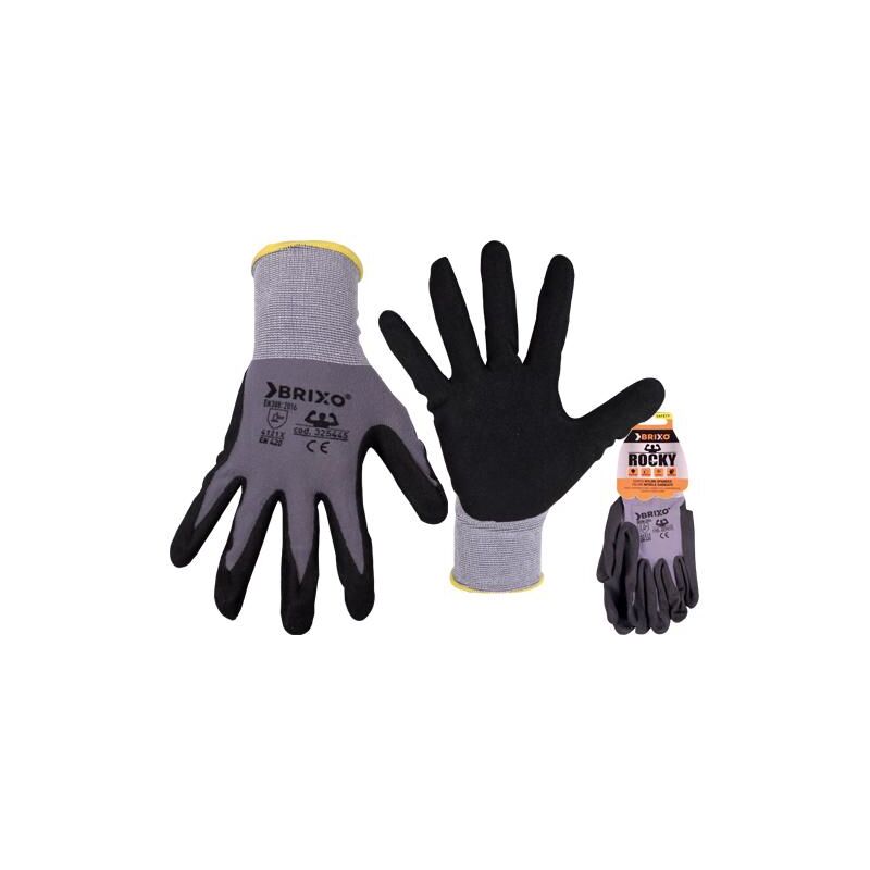 foto del prodotto guanti brixo rocky nylon spandex nitr. sabb. l