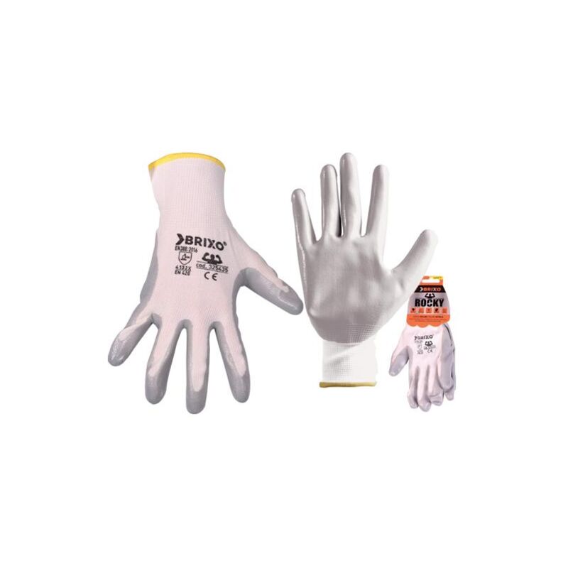 foto del prodotto guanti brixo rocky poliestere nitrile s