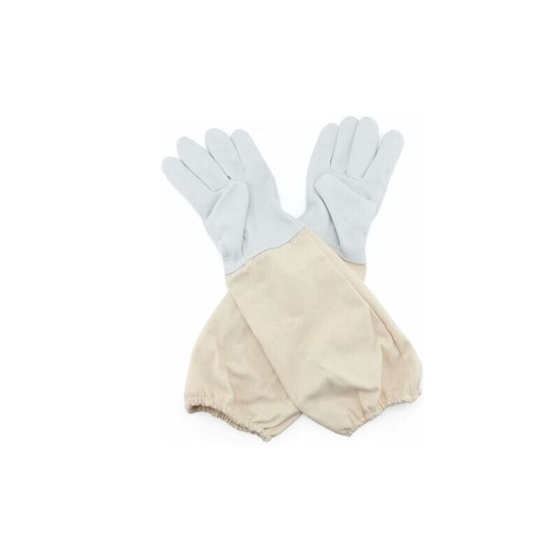 foto del prodotto guanti da apicoltore in pelle di capra guanti protettivi per apicoltore con maniche ventilate