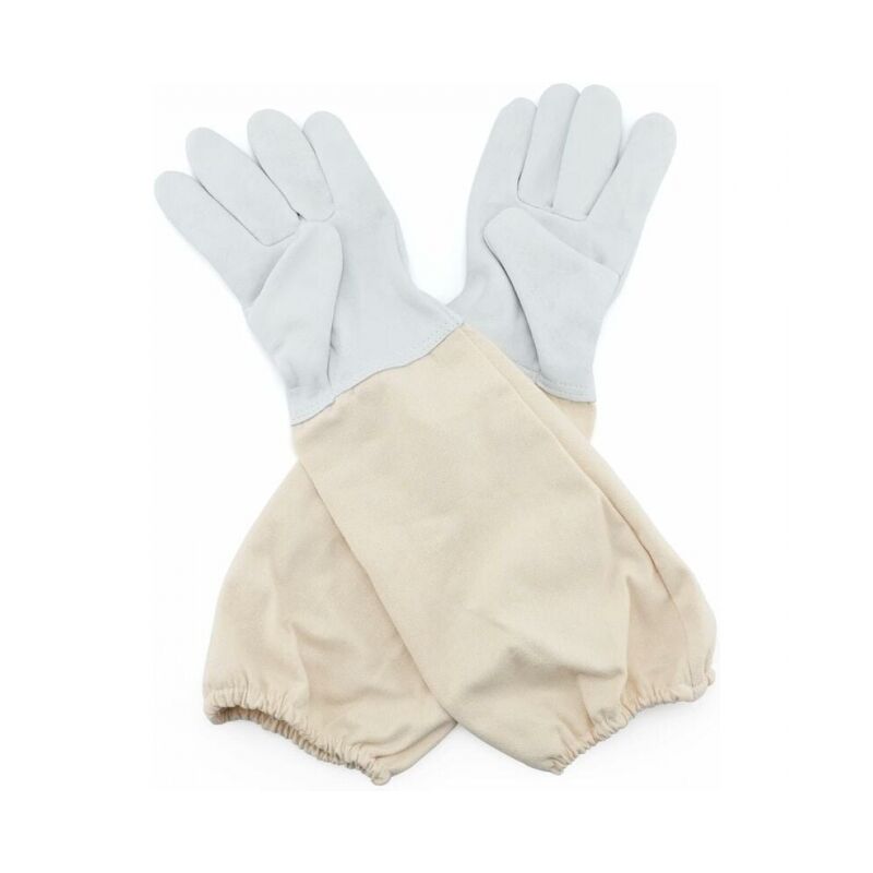 foto del prodotto guanti da apicoltore in pelle di capra guanti protettivi per apicoltore con maniche ventilate