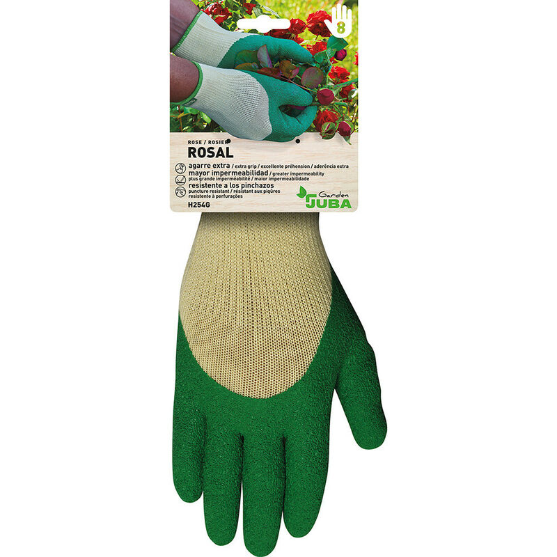 foto del prodotto guanti da bagno poly polyester latex fralatn taglia 10 vert verde fralatn protezione contro le spine