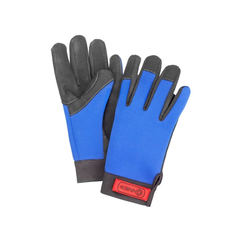 foto del prodotto guanti da giardino spandex, blu, taglia 10