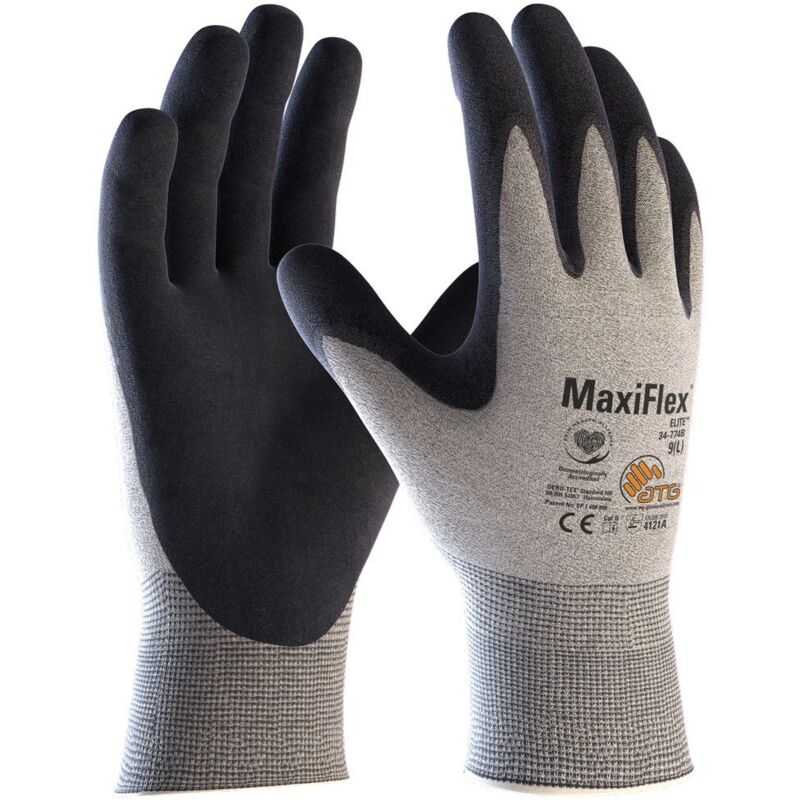 foto del prodotto guanti da lavoro atg maxiflex 34 774 b esd 7 s grigio