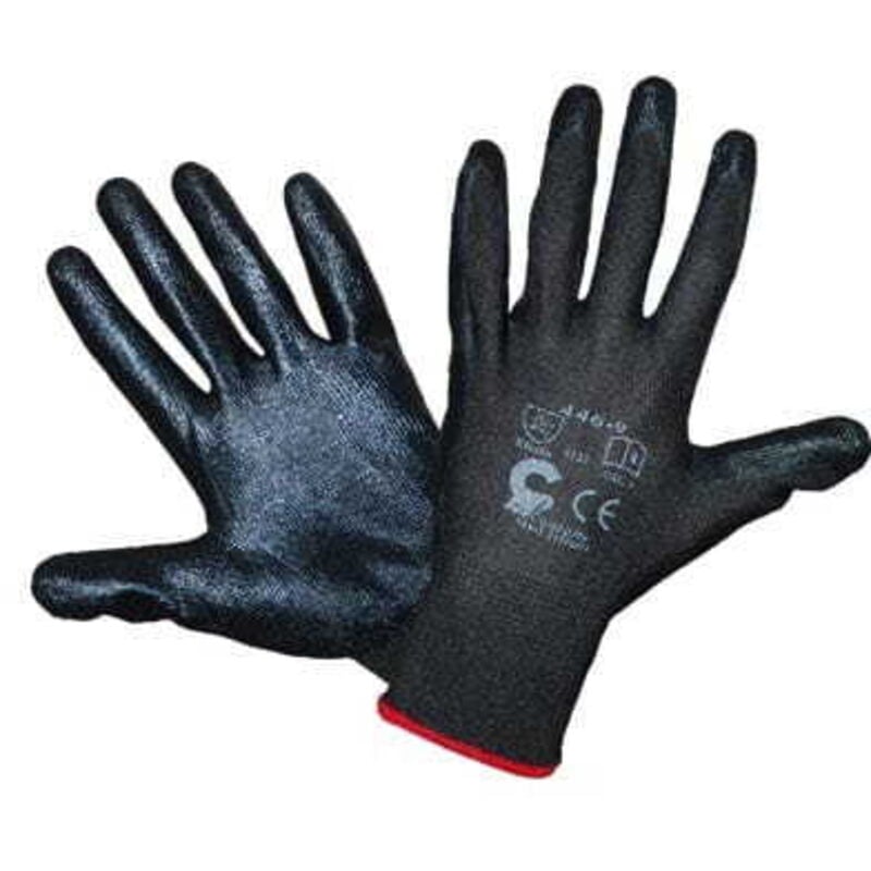 foto del prodotto guanti da lavoro bird neri taglia 9
