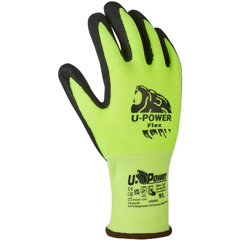 foto del prodotto guanti da lavoro u power flex verde 7 s vert vert