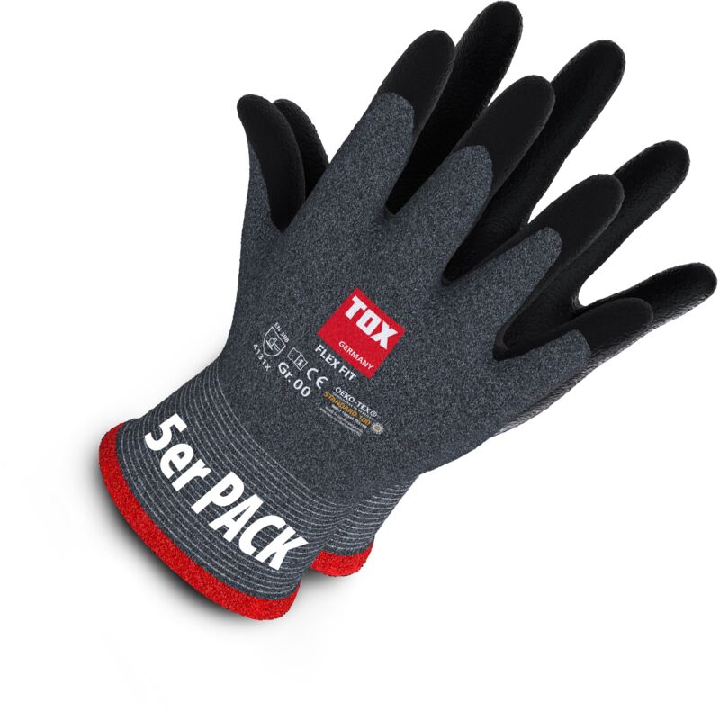 foto del prodotto guanti da montaggio flex fit taglia 9 5 paia 