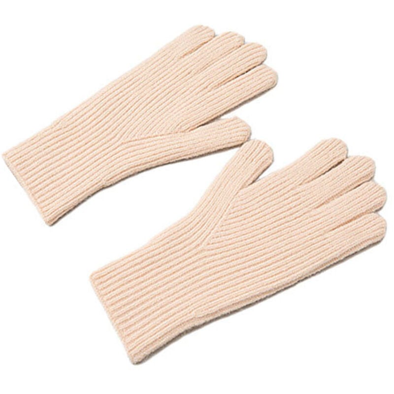 foto del prodotto guanti da telefono in maglia con ritagli per le dita, unisex, rosa