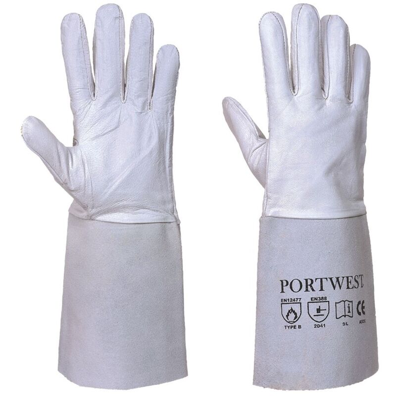 foto del prodotto guanti di protezione da saldatura premium tig grigio 10