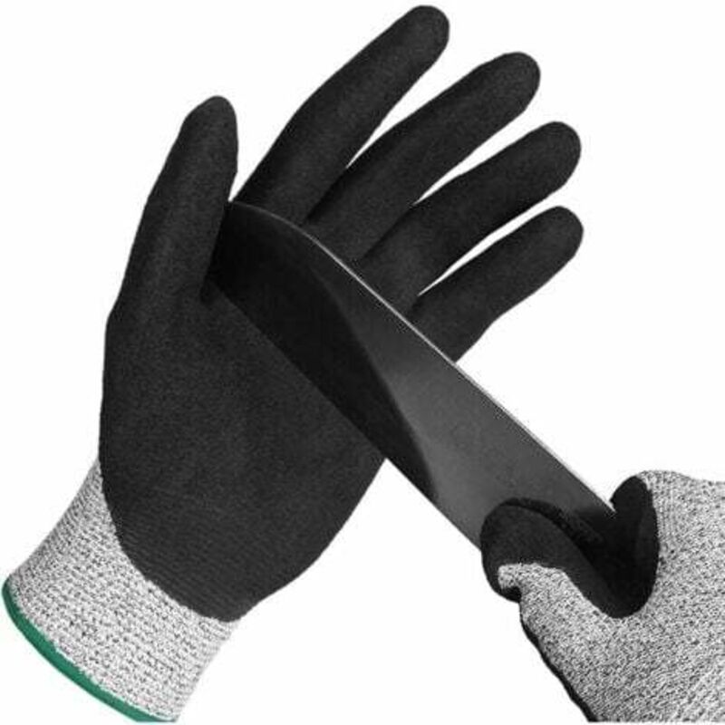 foto del prodotto guanti di protezione di livello 5, maglia di acciaio inossidabile, adatti per lavori di sgusciatura delle ostriche, intaglio, giardinaggio e scultura