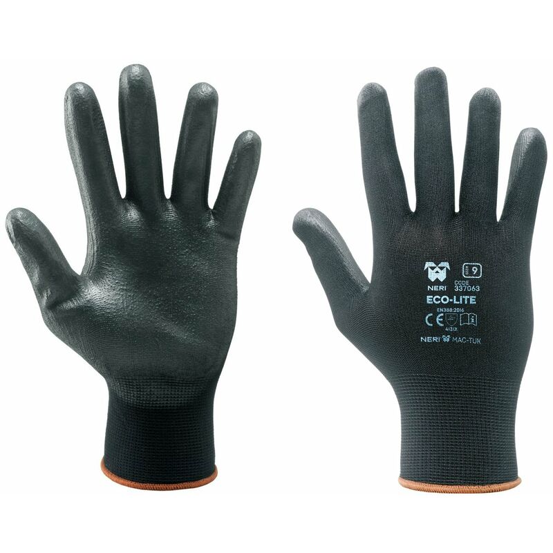 foto del prodotto guanti eco lite tg. 9 nero