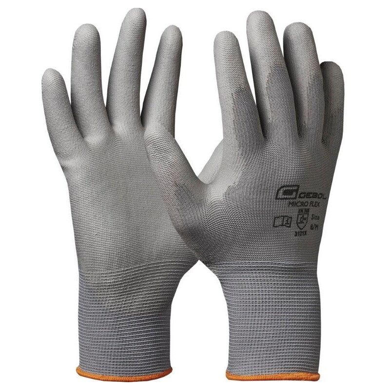 foto del prodotto guanti gebol micro flex grigio 8