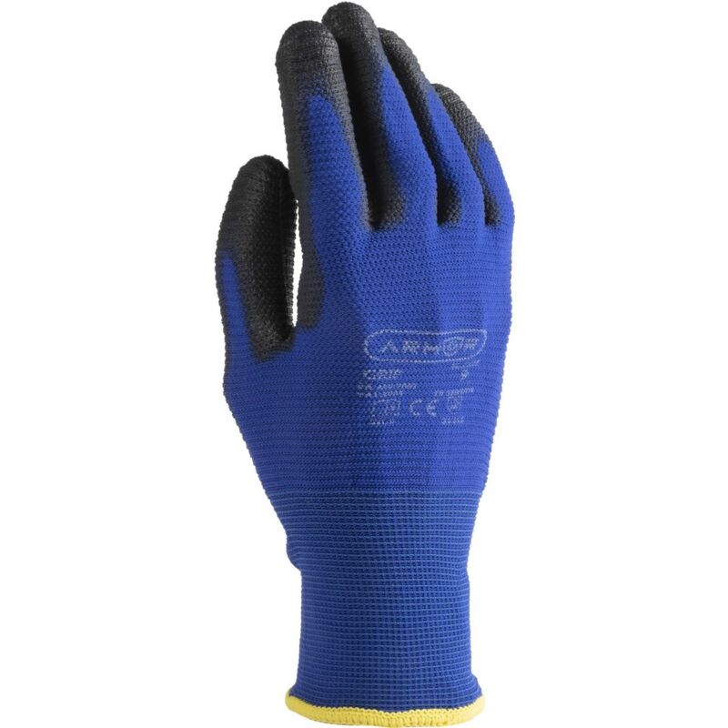 foto del prodotto guanti grip tessuto nido d ape in nylon e palmo in pu tg. 9