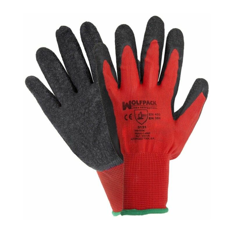 foto del prodotto guanti gripflex in lattice nylon taglia 10 paio 