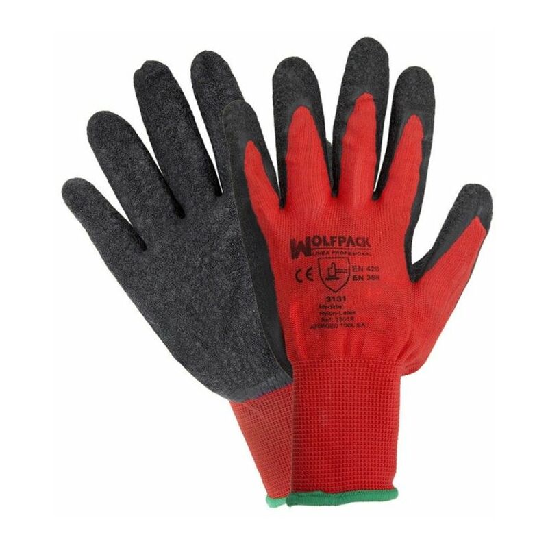 foto del prodotto guanti gripflex in lattice nylon taglia 7 paio 
