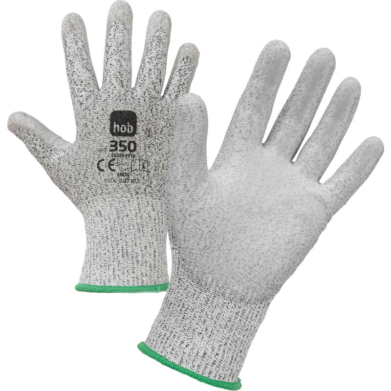 foto del prodotto guanti hob antitaglio filo pu grigio tg.9