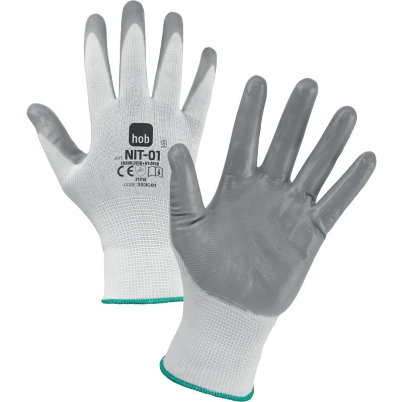 foto del prodotto guanti hob poliestere nitrile nbr 13eco tg. 10