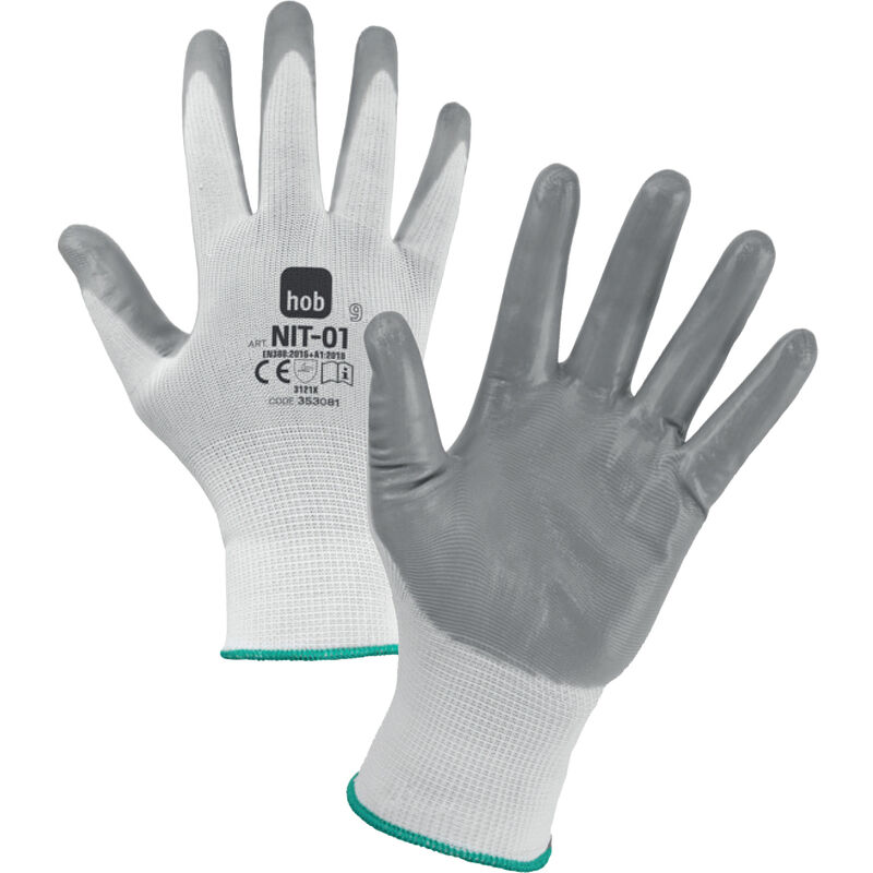 foto del prodotto guanti hob poliestere nitrile nbr 13eco tg. 8
