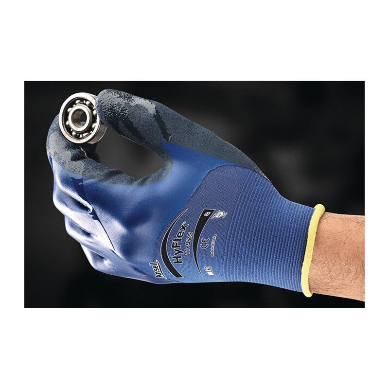foto del prodotto guanti hyflex 11 925 taglia 8 blu en 388 psa ii per 12 