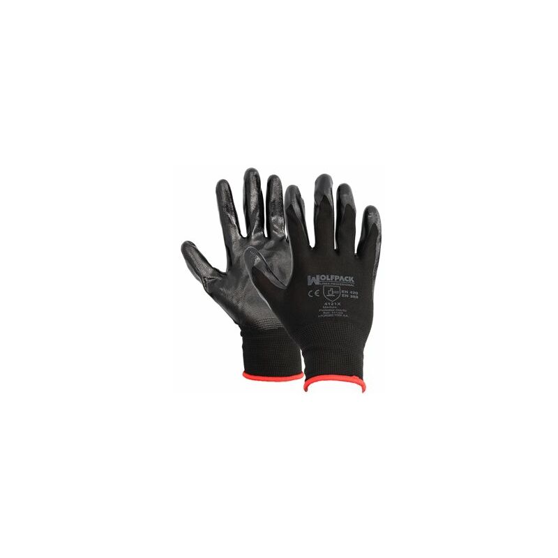 foto del prodotto guanti in nitrile nylon impregnato 11 coppia 