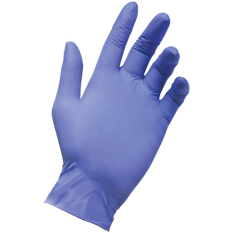 foto del prodotto guanti in nitrile spessorati 0,14 mm taglia l azzurro arexons conf. 100 pezzi