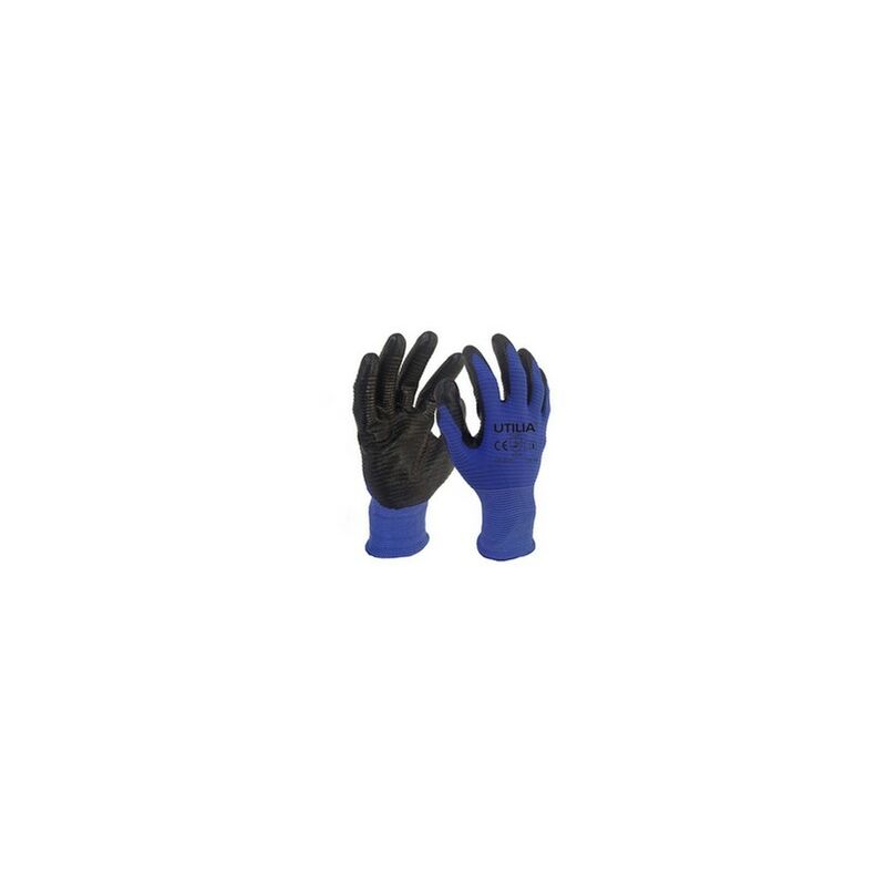 foto del prodotto guanti in nylon nitrile colore blu nero tg9 fratelli vitale utilia