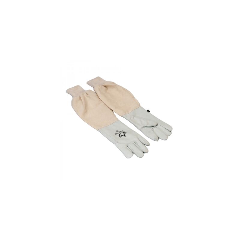 foto del prodotto guanti in pelle con manichetta e bordo in maglia elasticizzata tg. 8