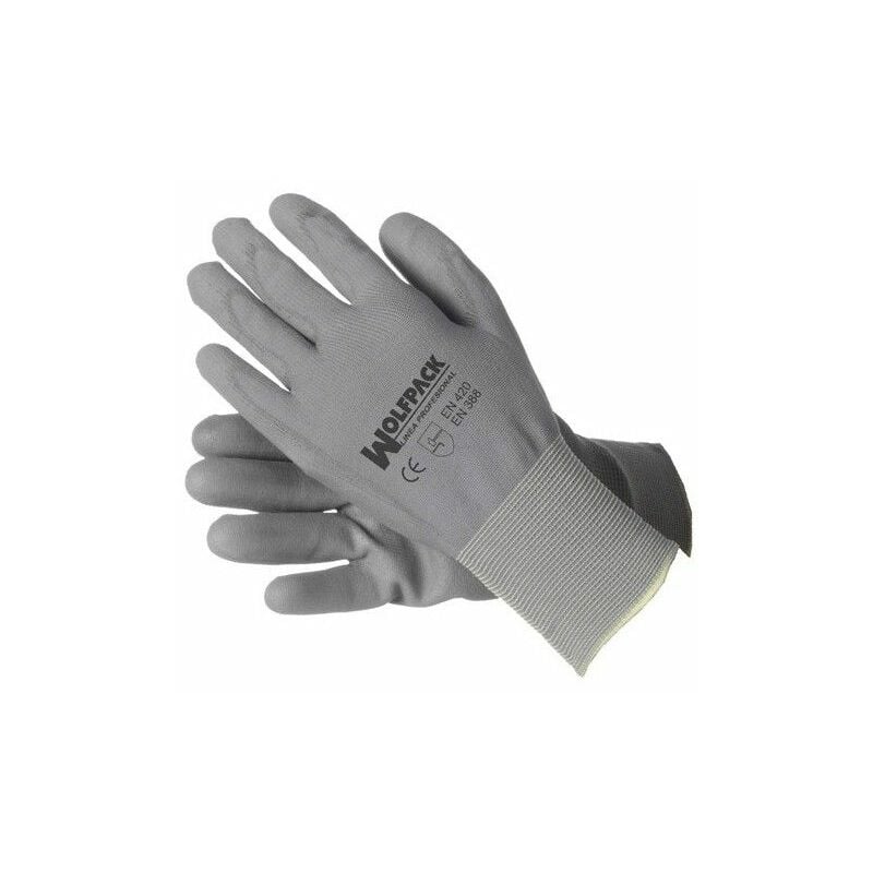 foto del prodotto guanti in poliuretano nylon impregnato 7 paio 