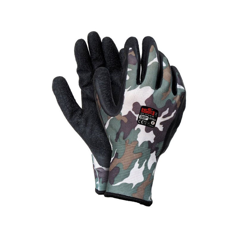 foto del prodotto guanti lattice hunter mimetici 7 issa