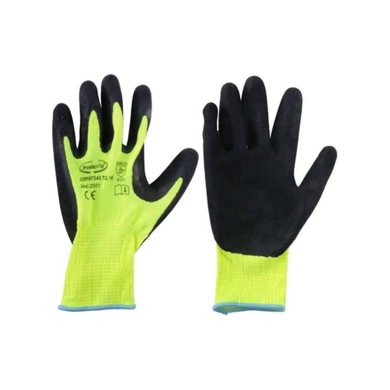 foto del prodotto guanti lattice hv light gialli 8 protexio 07341