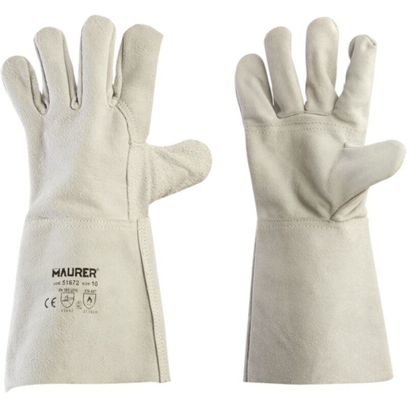 foto del prodotto guanti lavoro crosta welding tg.11 maurer con manichetta