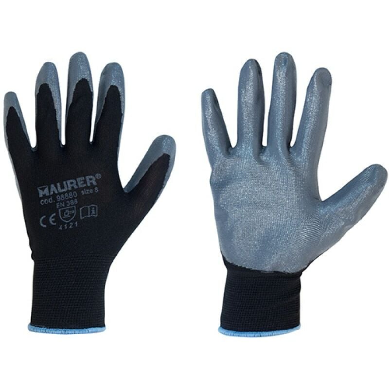 foto del prodotto guanti lavoro nitrile nero glovex tg.10 maurer cf. cavaliere