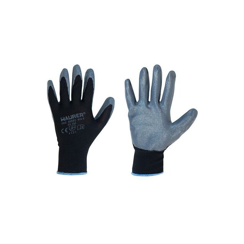 foto del prodotto guanti lavoro nitrile nero glovex tg.11 maurer cf. cavaliere