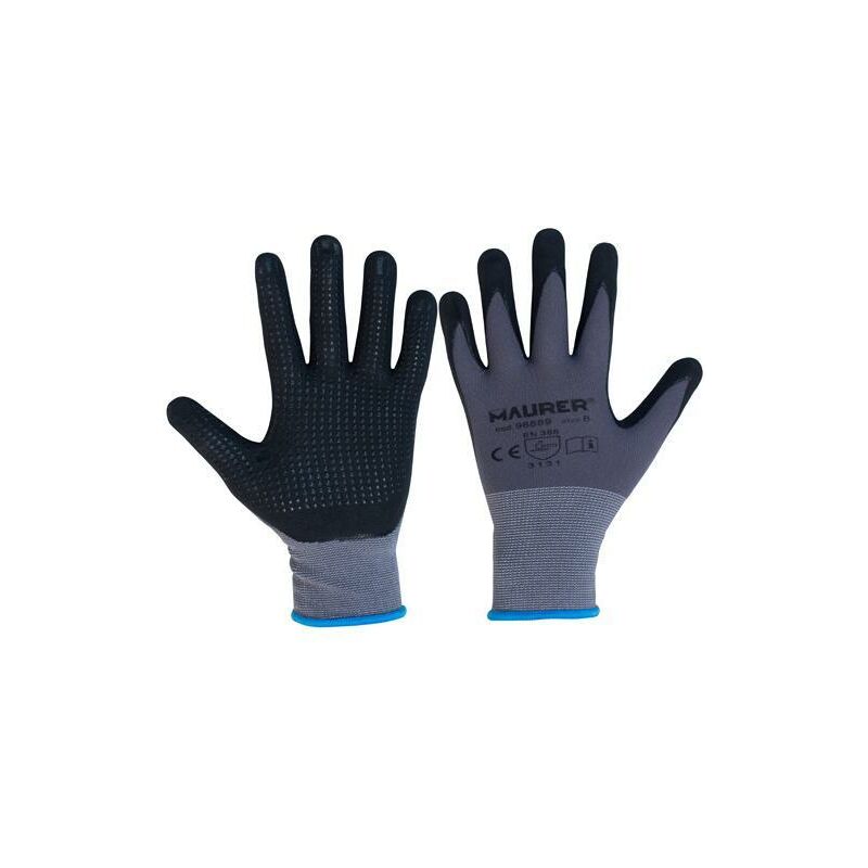 foto del prodotto guanti lavoro nitrile nitrodot tg. 8 maurer cf. cavaliere